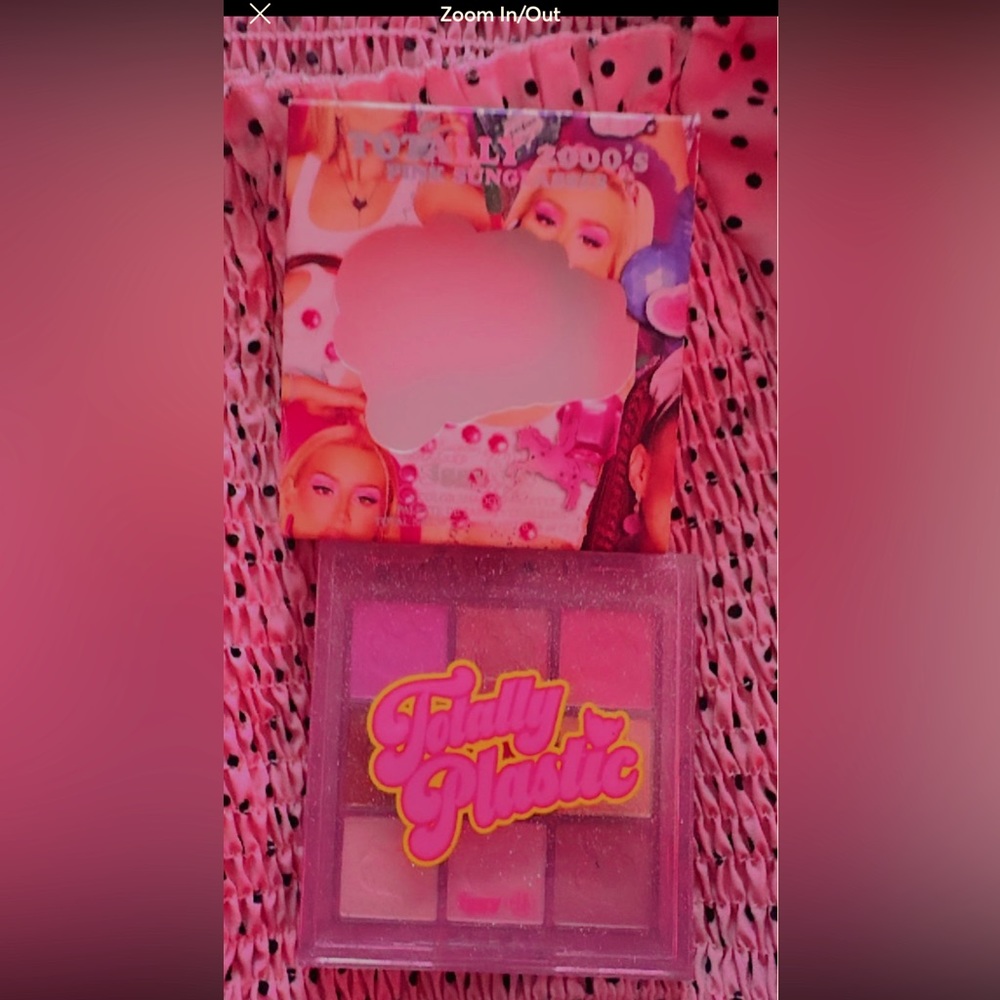 Totally plastic eyeshadow pallet